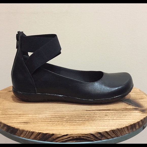 Jafa 103 Black Ballet Flat Size 37/7 - Picture 7 of 8